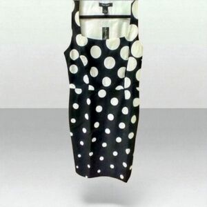 Black House White Market Poka Dot Midi  Dress SIZE 4